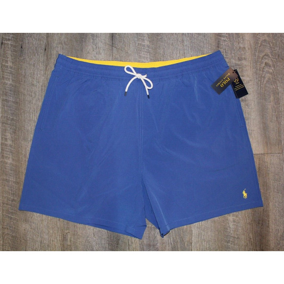 Polo Ralph Lauren Men's Traveler Swim Trunks Big & Tall Sz NWT‎ Royal Blue - Picture 1 of 5